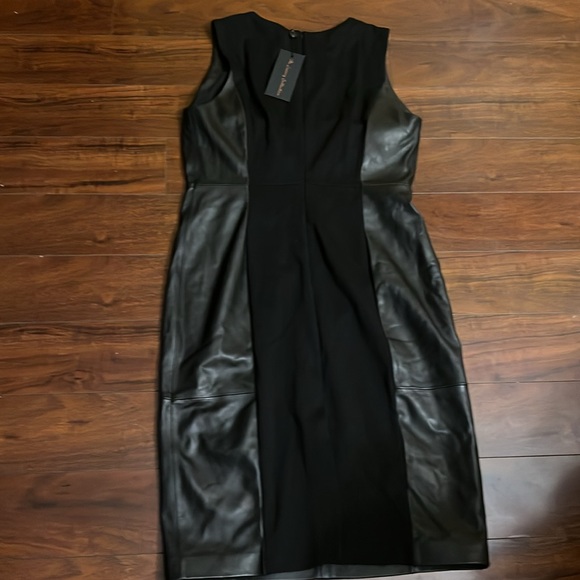 Luxury  collection Antonio Melani very nice woman leather dress - Picture 5 of 8